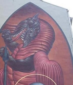 Графит Св. Георги и змеят